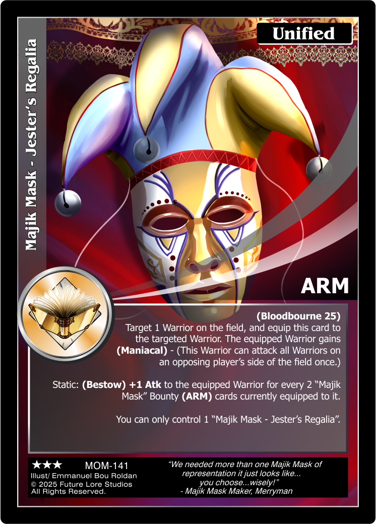 Majik Mask – Jesters Regalia