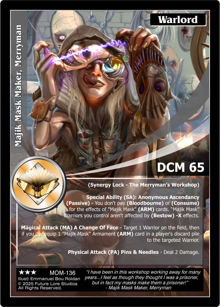 Majik Mask Maker, Merryman
