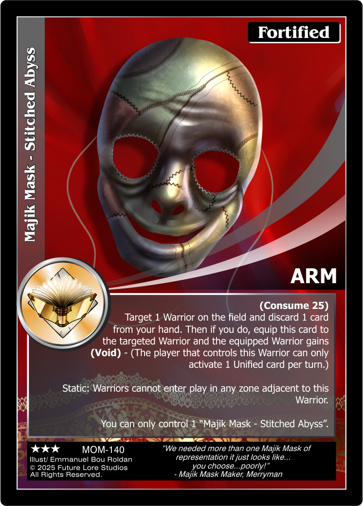 Majik Mask – Stitched Abyss