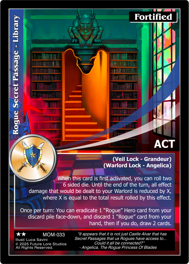 Rogue Secret Passage – Library