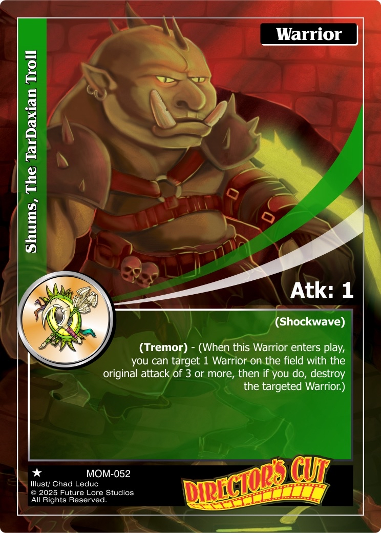 Shums, The TarDaxian Troll