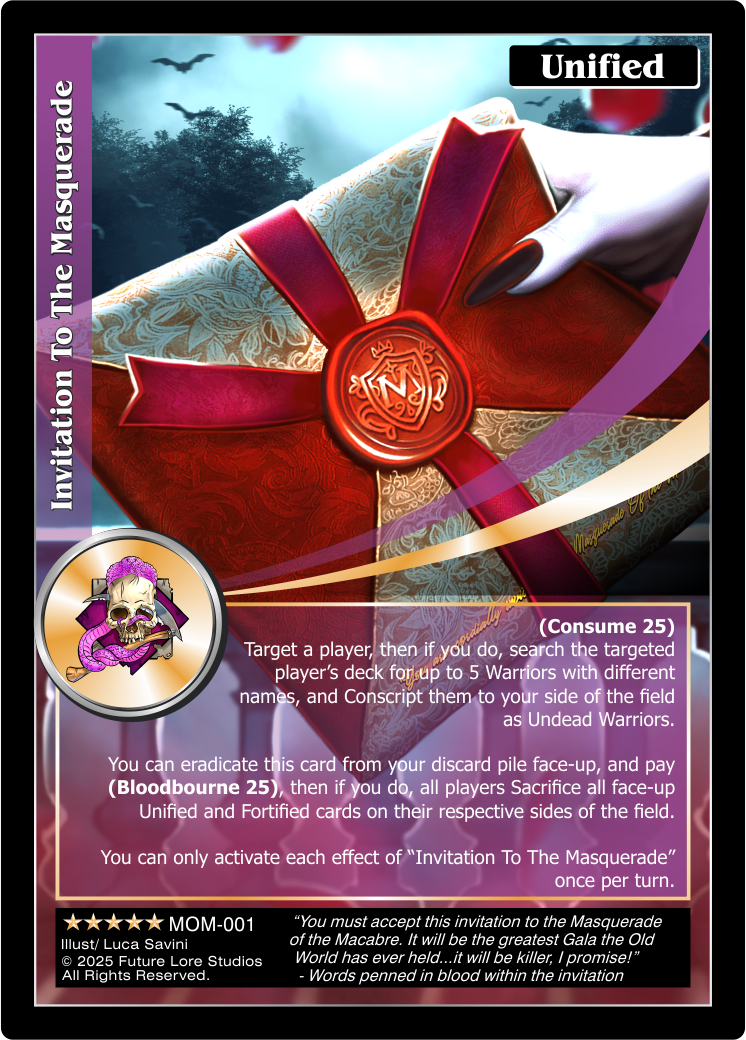 Invitation To The Masquerade