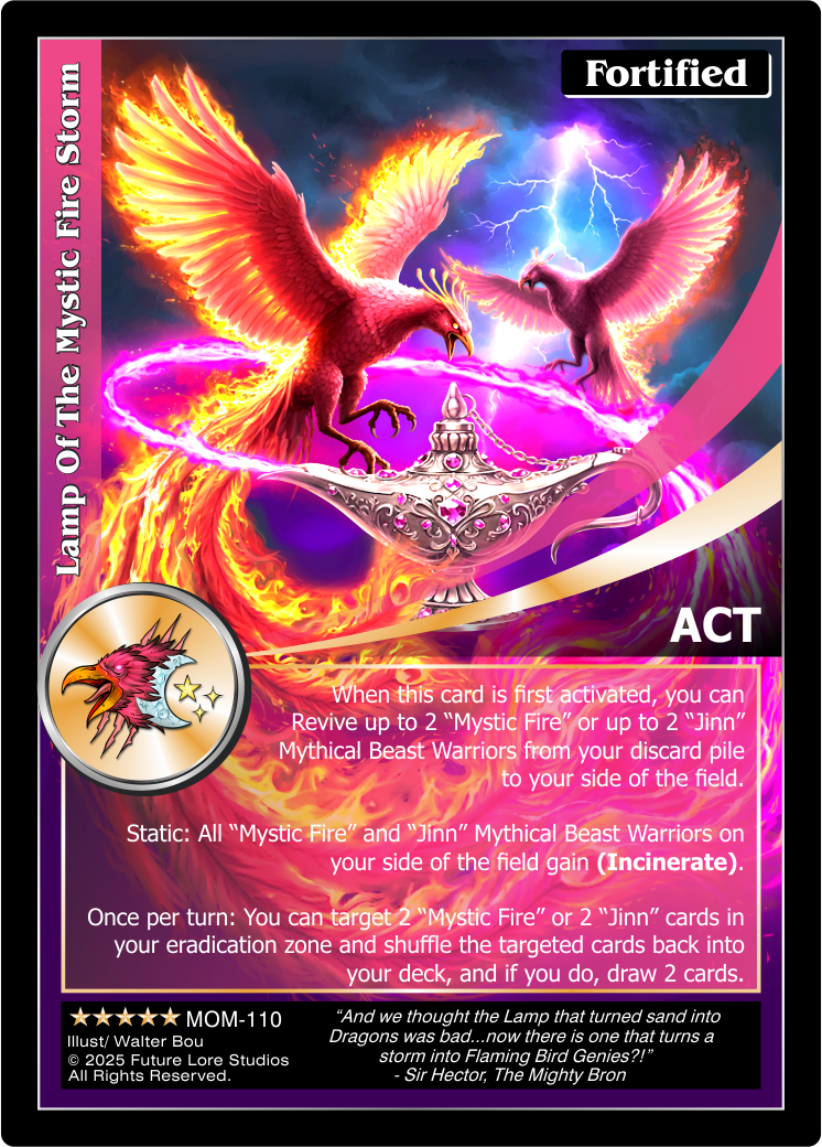 Lamp Of The Mystic Fire Storm
