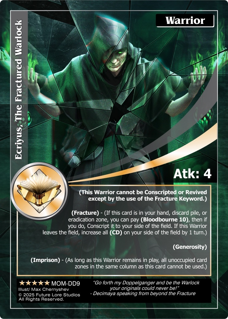 Ecriyus, The Fractured Warlock