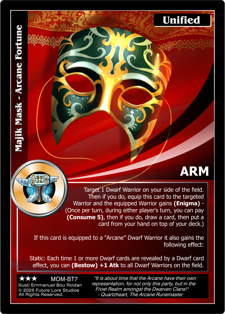 Majik Mask – Arcane Fortune