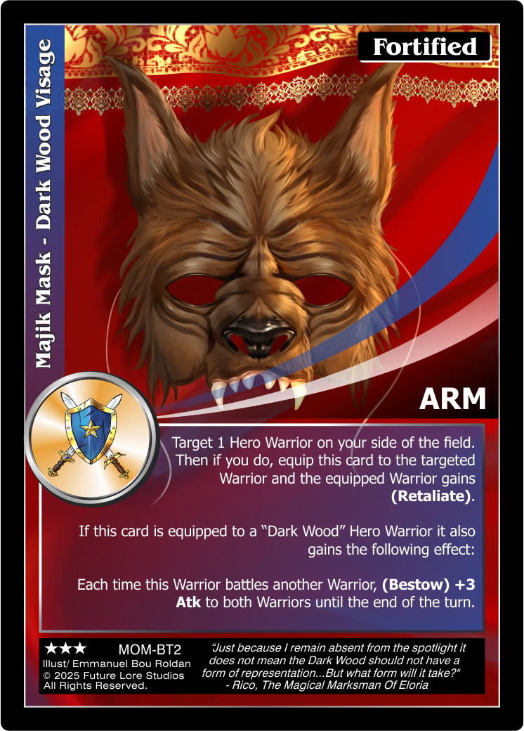 Majik Mask – Dark Wood Visage