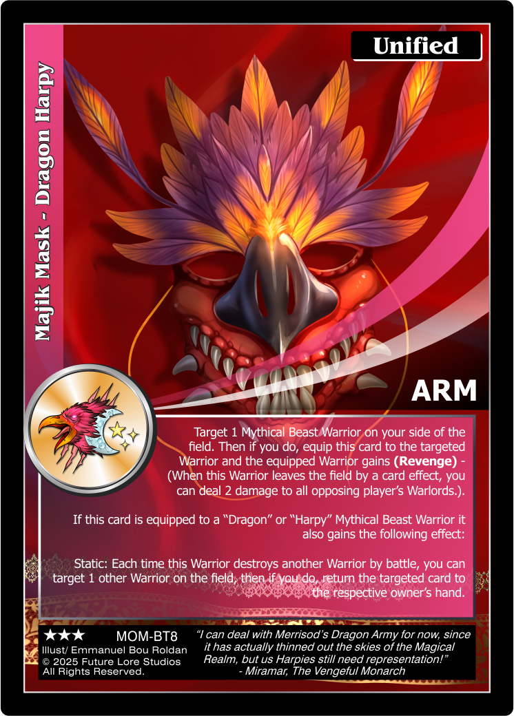 Majik Mask – Dragon Harpy