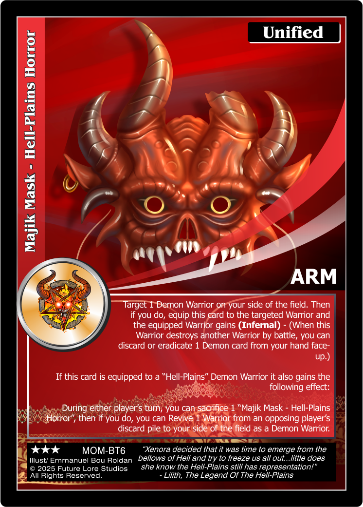 Majik Mask – Hell-Plains Horror