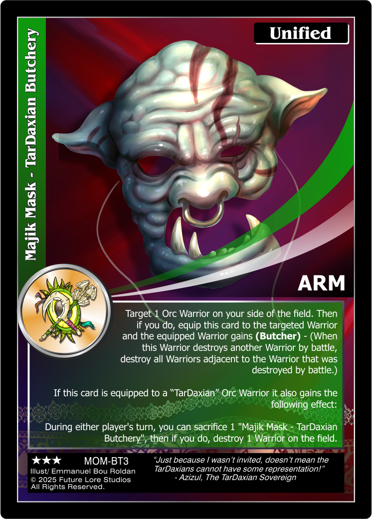 Majik Mask – TarDaxian Butchery