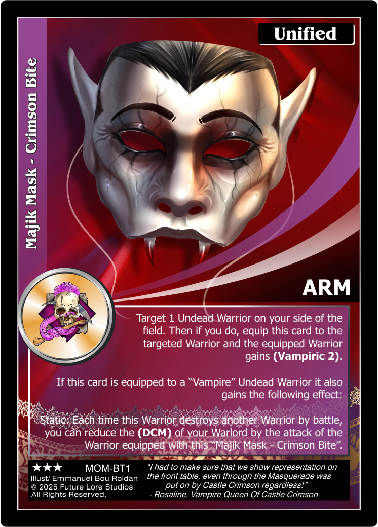 Majik Mask – Crimson Bite