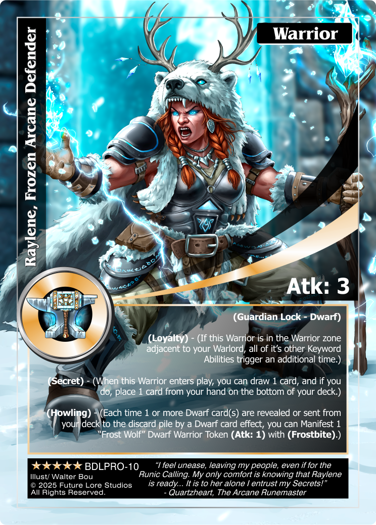 Raylene, Frozen Arcane Defender
