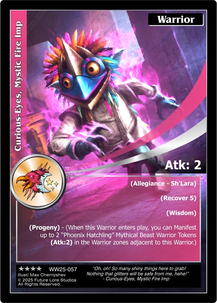 Curious-Eyes, Mystic Fire Imp