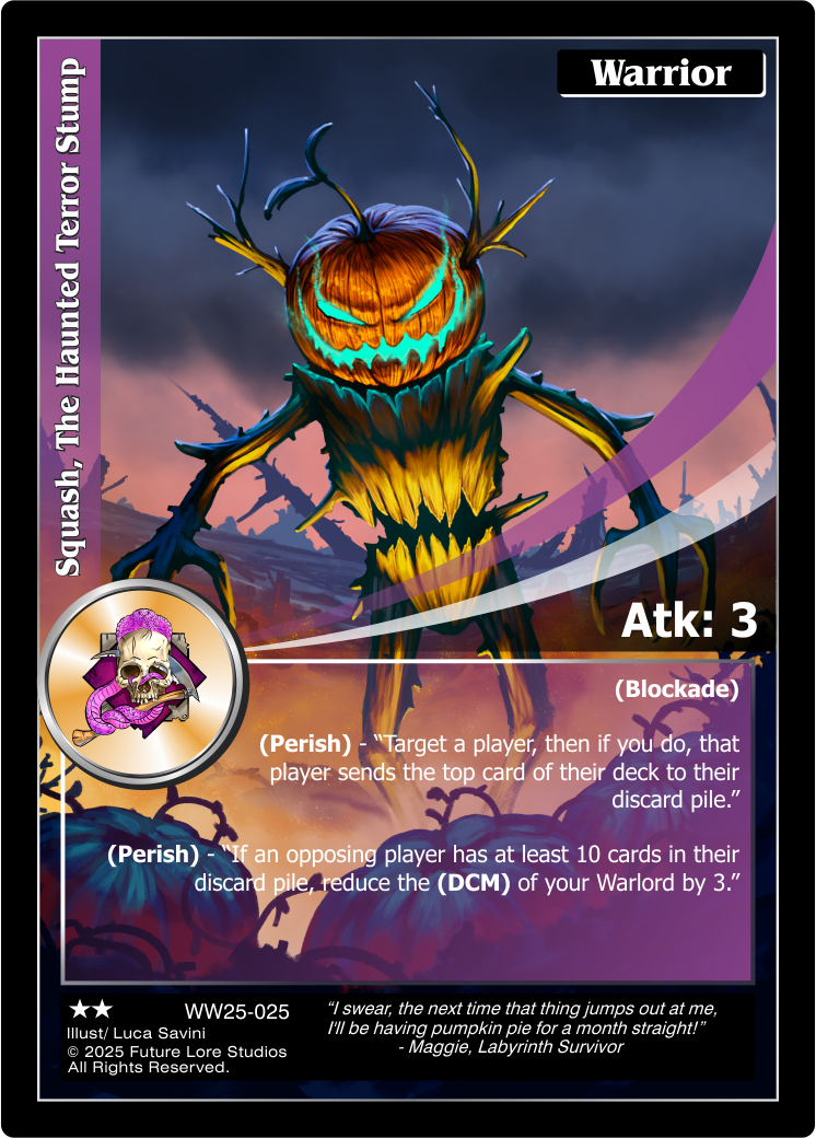 Squash, The Haunted Terror Stump