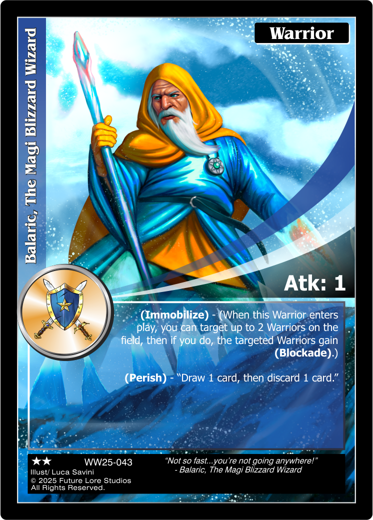 Balaric, The Magi Blizzard Wizard