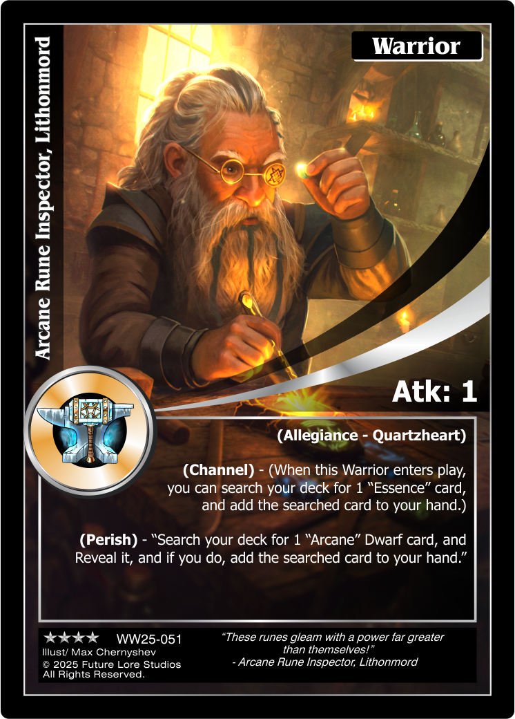 Arcane Rune Inspector, Lithonmord