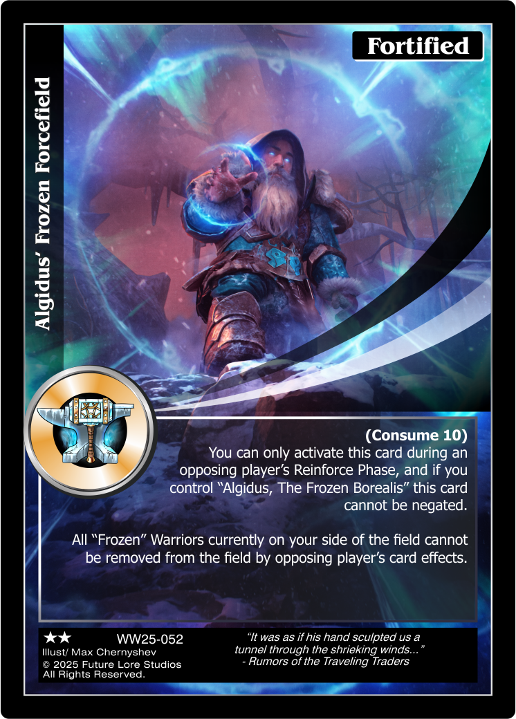 Algidus’ Frozen Forcefield