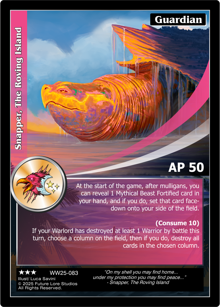 Snapper, The Roving Island