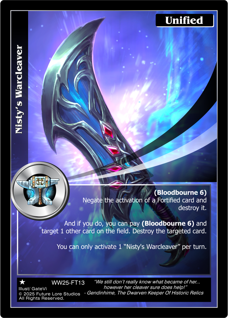 Nisty’s Warcleaver