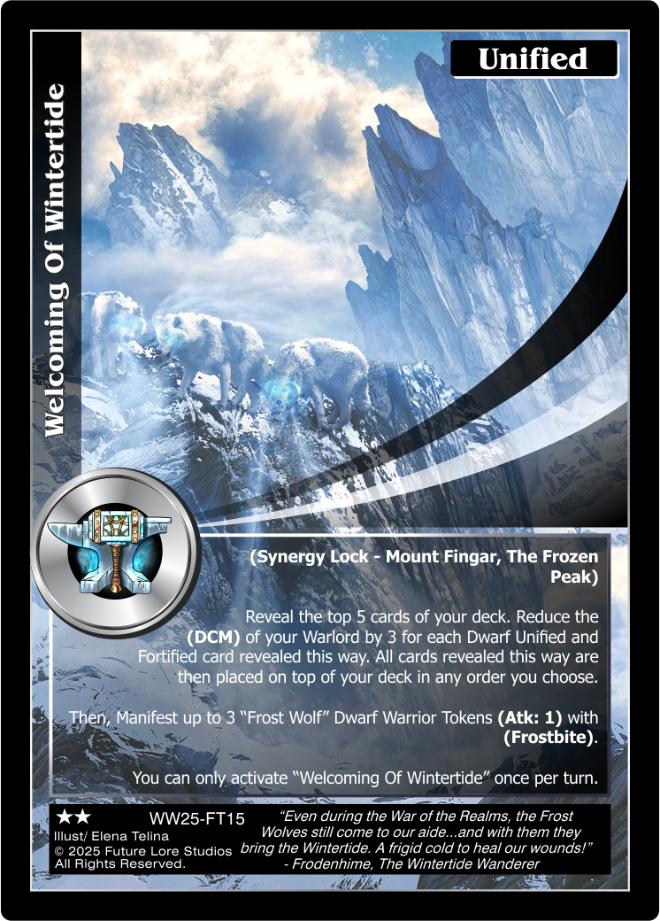 Welcoming Of Wintertide
